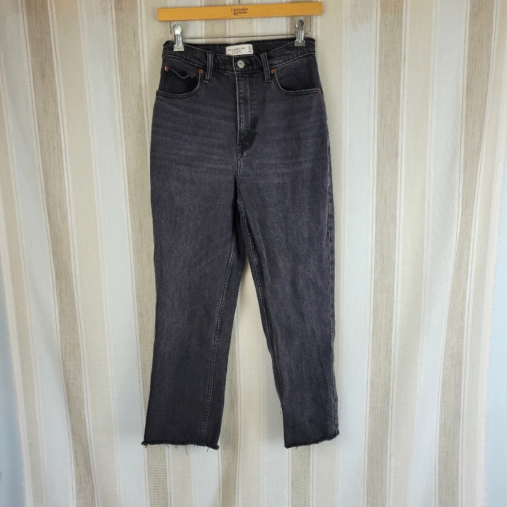 Abercrombie & Fitch The‎ 90s Straight Ultra High Rise Curve Love Jeans Size 27/4